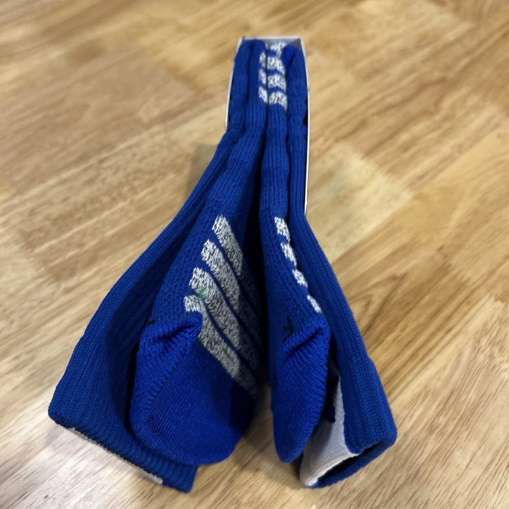 adidas Aeroready Unisex Creator 365 Crew Socks Medium Blue Cushioned Basketball - Picture 6 of 6